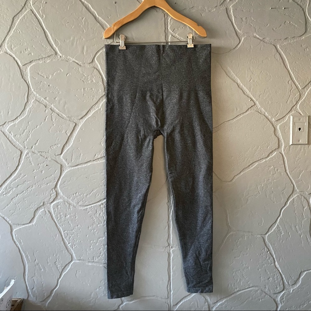 Spanx Look at Me Now - Heather Gray Thick Leggings Super High Waist Leggings